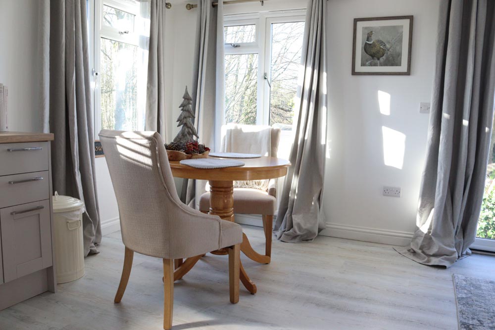 Meadow Cottage Meadow Cottage is a luxury, dog-friendly holiday chalet with a hot tub, sleeps two | Downwood Holidays, Dorset