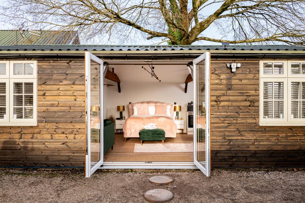 Stargaze Stargaze, a luxury chalet with a hot tub, sleeps two | Downwood Holidays, Dorset