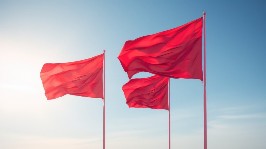 three red flags 
