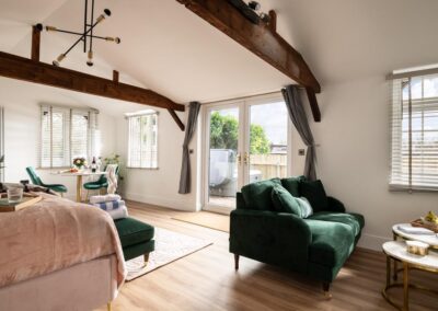 Stargaze, a luxury chalet with a hot tub, sleeps two | Downwood Holidays, Dorset